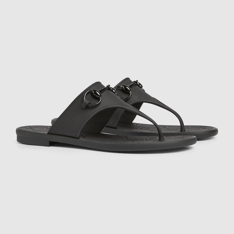 Women’s thong sandal with Horsebit - Image 1